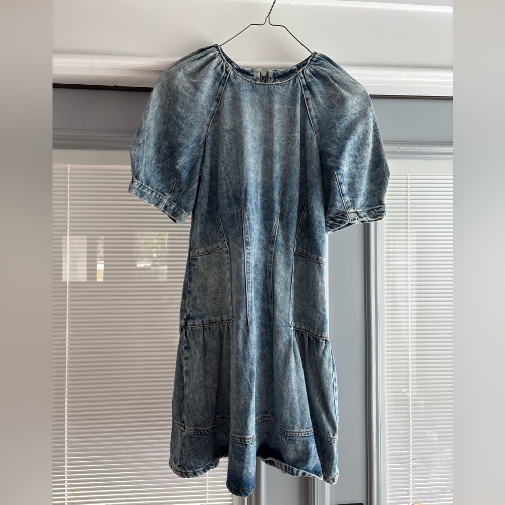 Jonathan Simkhai Stylish Blue Denim Mini Dress— XS